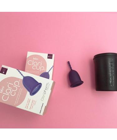 Shop Claripharm Duopack: 2 Claricup Menstrual Cups Size 0 Eco-Friendly & Comfortable - Buy Online on GoSupps.com