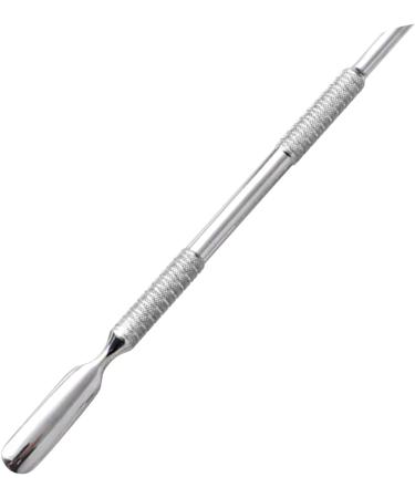 Stain Steel Double-end Cleaner Manicure Pedicure Cuticle Pusher Portable(B) - Buy Online on GoSupps.com