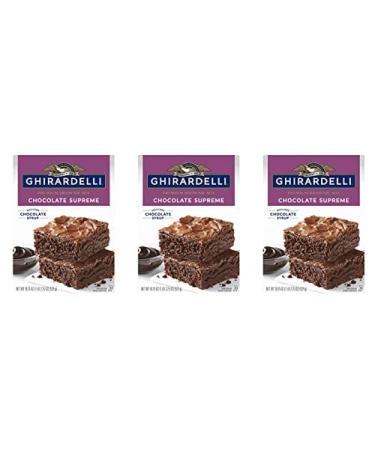 Ghirardelli Chocolate Supreme Brownie Mix  18.75 oz (531 g) (Pack of 3) - Buy Online on GoSupps.com