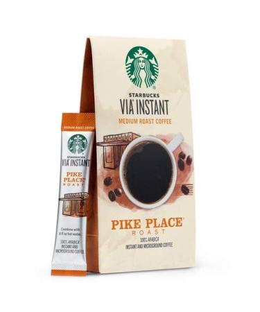 Starbucks VIA Instant Coffee Medium Roast Pike Place Roast 12 sachets