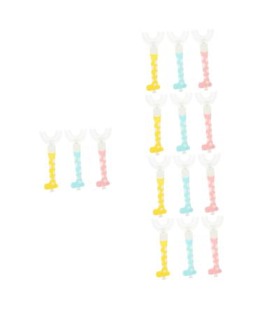 Beavorty 15 pcs children's toothbrush whole mouth toothbrush lazy toothbrush rubber toothbrushes for children mouth cleaning tools for children toothbrush made of silicone caricature detergent baby ABS