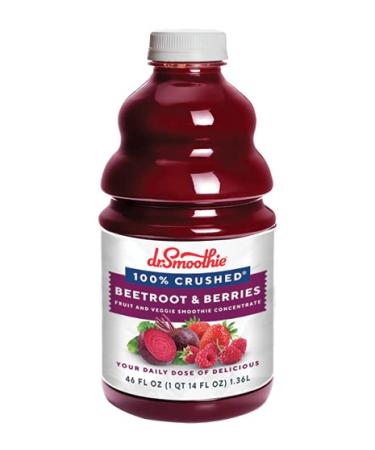 Dr. Smoothie 100% Crushed Beetroot & Berry Blend Smoothie Concentrate 46oz 6/Pack