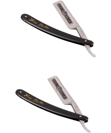 Beavorty 2-Piece Razor Set for Eyebrows & Haircuts Straight Razor for Men & Women - Buy Online on GoSupps.com