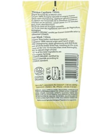 Shea and Monoi Hair Mask - Born to Organic 150 ml - Buy Online on GoSupps.com