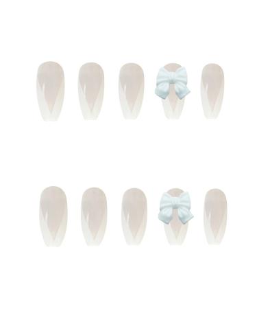 Chtom Fake nails wearing a nail sticker