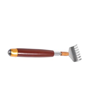 Frcolor flexible back scratch back massage device back massage device manual shoulder extendable back scratch tool claw scratch back scratches with wooden handle handheld scrapers 53*4.5cm As shown