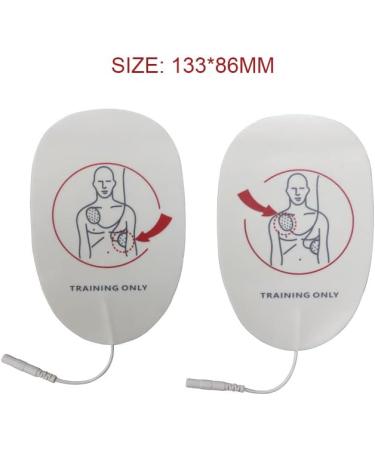 Adult Latex-Free Foam AED Replacement Pads for Training - 4 Pairs | International Shipping Available - Buy Online on GoSupps.com