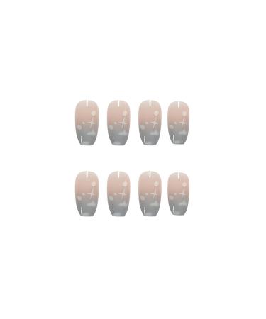 Buy Chtom Ins Fake Nails - Removable Blue Sky Cloud Nail Stickers for Stunning Fingernails | International Shipping Available - Buy Online on GoSupps.com
