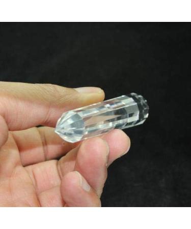 3.7" 12 Sided Vogel Style Water Clear Natural Quartz Crystal Point 40g JZIGTDEM - Buy Online on GoSupps.com
