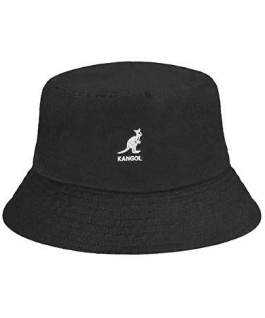 Kangol Men, Women Washed Bucket Hat XX-Large Black