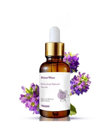 MaerWaw Advanced Bakuchiol Retinol Rejuvenation Serum - For Face Anti Aging Wrinkle Care and Hyaluronic Acid With Moisturize Wrinkle Reduction Skin Firming & Smoothing Vitamin C to Brighten