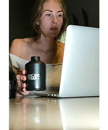 Smoke Trap+ Personal Air Filter (Sploof) | ECO Replaceable Filters | Long Lasting 500+ Uses | Easy Exhale | Zero Plastic Waste | Black - Buy Online on GoSupps.com