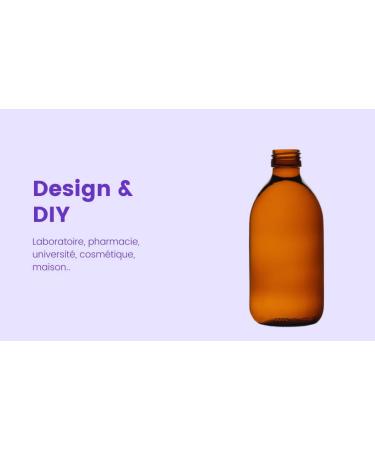 6 x flacons vides en Verre ambr avec Bouchon - Contenance 250 ML - FLB250 - Buy Online on GoSupps.com