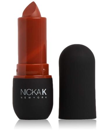 NICKA K Vivid Matte Lipstick - NMS23 Nude Brick NMS23 1 Count (Pack of 1)