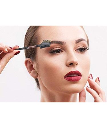 KOOBA Makeup Eyebrow Brush & Eyelash Comb Set - Portable Beauty Cosmetic Tool for Professional & Travel - Pack of 2 - Buy Online on GoSupps.com