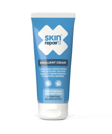 SkinRepairX Emollient Cream 100ml for Dry Skin Eczema Psoriasis Nappy Rash Dermatitis. Vegan Fragrance Free Suitable from Birth