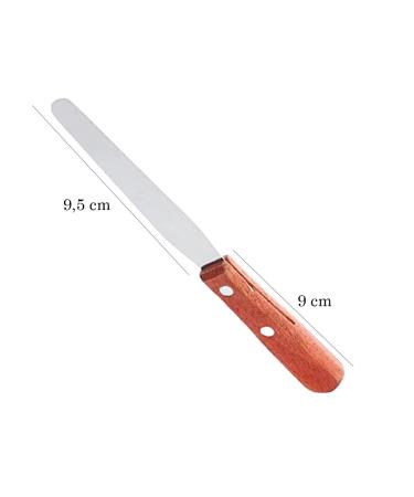 18.5 cm Metal & Wood Depilatory Wax Spatula Ideal for Smooth Hair Removal - Buy Online on GoSupps.com