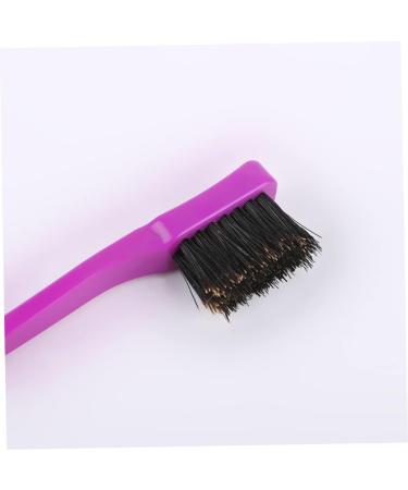 Make Up Brush Portable Toothbrush Type Eyebrow Comb Double-head Makeup Brush Multifunctional Dye Hair Brush Eyebrow Brush Black - Buy Online on GoSupps.com