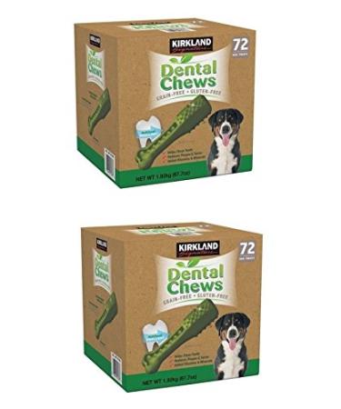 Kirkland Signature Dental Chews XCBwfO 2 Pack(72 Dog Treats)
