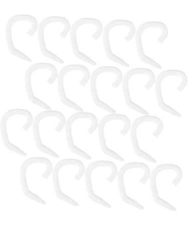 Buy Besportble 60pc Ear Hook Holders & Tape | Extension Face Cover Accessories for Ear Protection - White Cable Buckles & S-Hooks - Buy Online on GoSupps.com