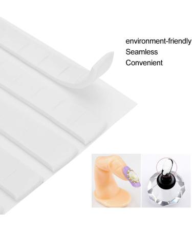 Agatige Double-Sided Adhesive Nail Putty Reusable Adhesive Putty Nail Tip Display Stand Transparent Square Putty Sticky Dots for Home Nail Art - Buy Online on GoSupps.com