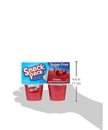 Snack Pack Sugar-Free Cherry Juicy Gels (4 Count) - Delicious and Healthy Snack Option - Buy Online on GoSupps.com