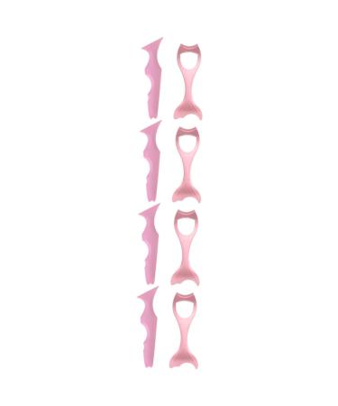 Beavorty 8 Pcs Eyeliner Eyeshadow Lash Kit Eyelash Layer Tool Guide Silicone Mascara Applicator Mermaid Girl