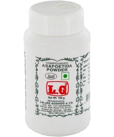 L.G Compounded Asafoetida Powder Hing Powder Enhancer Ground Spice Asafoetida Spice for Cooking with Unique smell & Flavour Indian Origin 100gram Pack Of 10 - Buy Online on GoSupps.com
