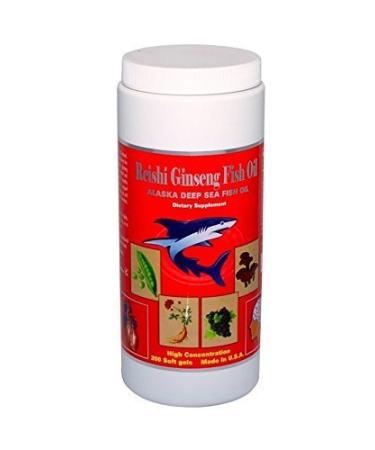 Reishi Ginseng Fish Oil (200 Capsules)