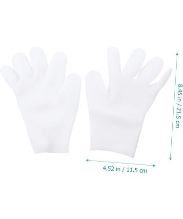 FRCOLOR 3 Pairs Moisturizing Gloves Cosmetics Fingerless Gloves Hydrating Gloves Mittens for Women Anti- Cracking Mitten Night Moisturizing Gloves Lotion Pink Sebs White Women's Hand Gel - Buy Online on GoSupps.com