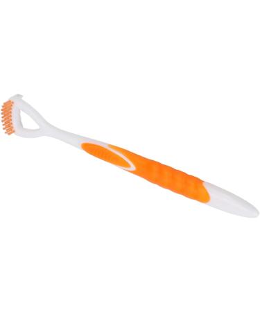 Buy Ergonomic Orange Tongue Scraper - Flexible Cleaner for Fresh Breath | International Shipping - Buy Online on GoSupps.com