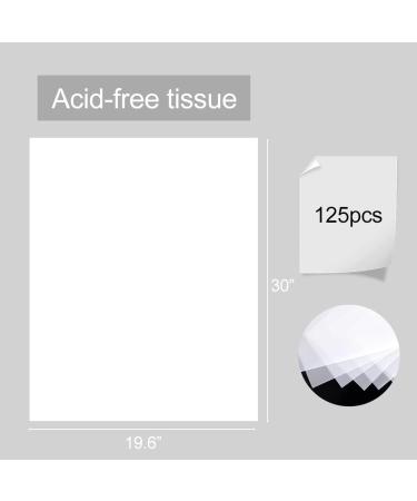 120 Sheets 20 x 30 Acid Free Acid-Free Wrapping Tissue Paper White Unbuffered No Lignin Archival Tissue Paper No Acid Paper for Long-Term Packaging Storing Clothes Textiles Linens Present Wrap - Buy Online on GoSupps.com