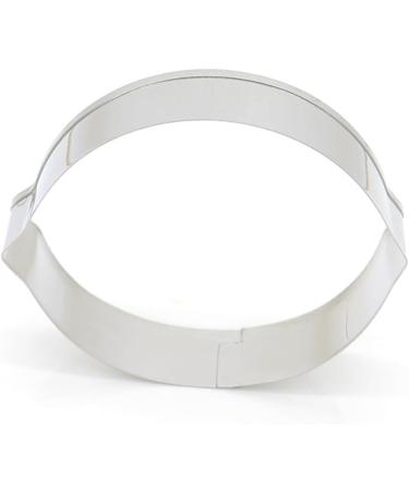 IMIKEYA Cake Mold 3 Pcs Baking Mold Stainless Steel Fondant Mold medium Silver - Buy Online on GoSupps.com
