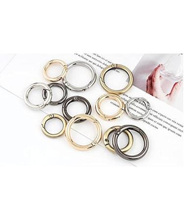 Bobeey 8pcs Brushed Bronze Spring O Ring Round Carabiner Snap Clip Trigger Spring Keyring Buckle O Ring for Bags Purses BBC3 (1 1/4''(3.2cm)  Brushed Bronze) Brushed Brass 1.25''(3.2cm) 8pcs - Buy Online on GoSupps.com