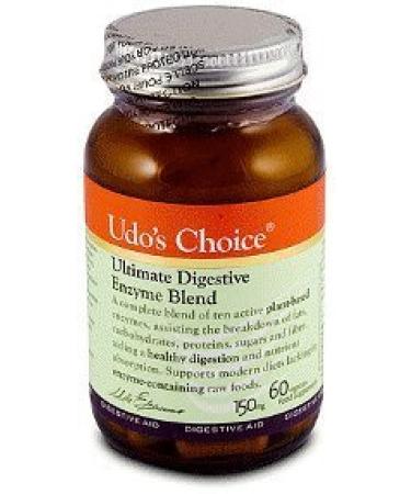 Udo's Choice Ultimate Digestive Enzyme Blend 150mg 60 Capsules