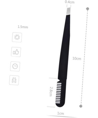 Beaupretty Eyelashes Extension Tweezers Eyelashes Cluster Tweezers eyees tweezer Eyees Extension Tweezers Eyebrow Clip Eyebrow Tweezer Makeup Tools Stainless Tweezers medium Black - Buy Online on GoSupps.com