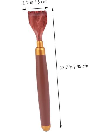 Beavorty Portable Back Scratchers - Handy Stretching Rods for Itching Relief | Perfect Gifts | Extendable 45x3cm Golden Massage Tool - Buy Online on GoSupps.com