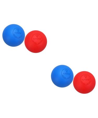 Clispeed 4 pieces massage ball Foot muscle trigger point foam roller lacrosse balls massage fascia ball for feet muscle roll yoga ball healthcare massage ball scroll wheel