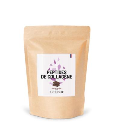 Nutripure | Collagen Peptides Peptides | Sports Supplement | Collagen Powder & Amino Acids | No Sweeteners | Chocolate | 310g Bag | 15 to 30 Servings | Made in France