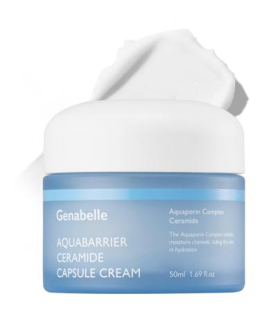 Revitalize & Nourish: Aquabarrier Ceramide Capsule Cream - Intensive Hydration & Skin Barrier Repair | 72-Hour Moisture Lock Dermatologist Tested 1.69 fl Oz