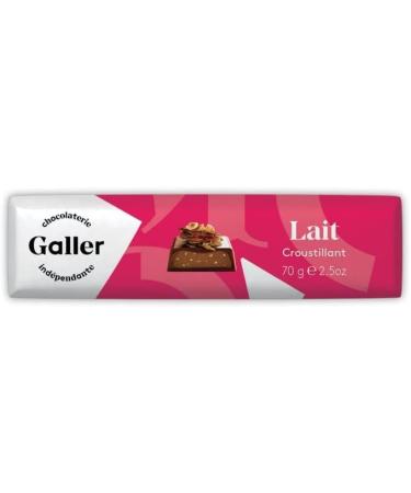 GALLER - Crispy Milk Chocolate Bar 70G - Pack of 4 - Sold in Packs - Buy Online on GoSupps.com