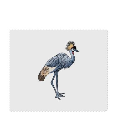 2 x Microfiber Cleaning Cloths "Grey Crowned Crane" (LC00024497)