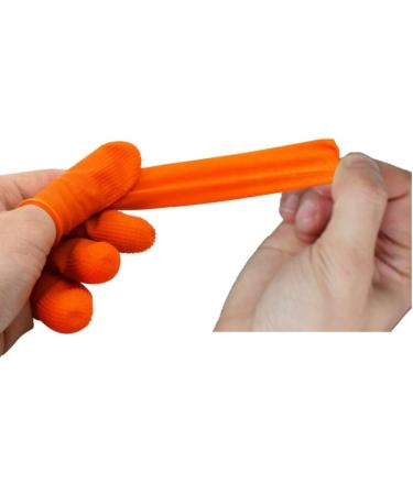 100pcs Anti-Slip Latex Finger Covers - Protective Caps for Finger Tips - Durable & Portable Finger Protectors - Buy Online on GoSupps.com