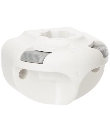 RAILBLAZA Unisex-Adult ND-062 SIDEPORT HELMET WITH SURFACE INSTALLATION White Standard