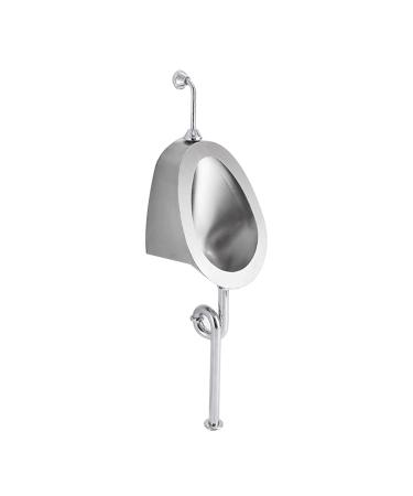 Automatic Induction Urinal Public Toilet Urinal 304 Stainless Steel Urinal Wall-Mounted Male Urinal Small Vertical Toilet Suitable for Home Hotel School