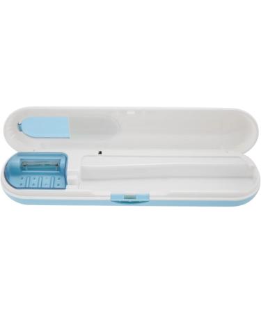 Portable UV Toothbrush Sanitizer Case Box for Toothbrush Disinfectant Toothbrush for Sterilization Head Sterilizer Case for Travel Toothbrush for Home Use (Blue Bottom) - Buy Online on GoSupps.com