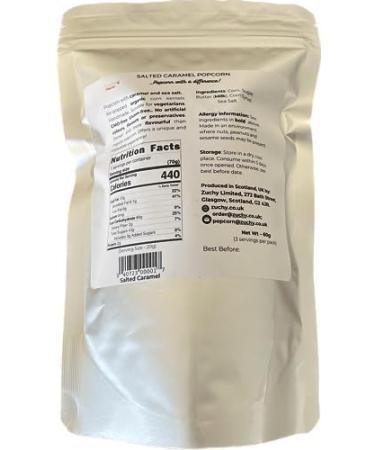 Zuchy Gourmet Popcorn - Bundle Pack of 2. Salted Caramel Gourmet Popcorn. Gluten & GMO free. Suitable for Vegetarians. Natural Ingredients. Air-popped. - Buy Online on GoSupps.com