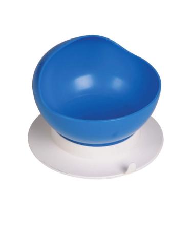 SP Ableware 37633bleware Scooper Bowl with Suction Cup Base, Blue
