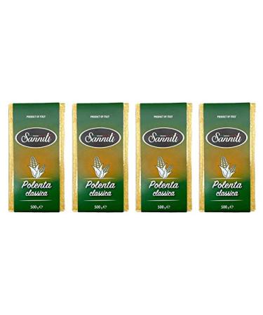 Sanniti Classic Polenta, 17.6 oz (Pack of 4)