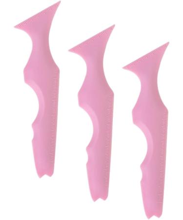 Baluue 15 Pcs Silicone Beauty Ruler Makeup Eyeliner Eyebrow Guide Stencil Lip Line for Beginners Lash Tools 15X4.15CMx5pcs Pink-2x5pcs - Buy Online on GoSupps.com